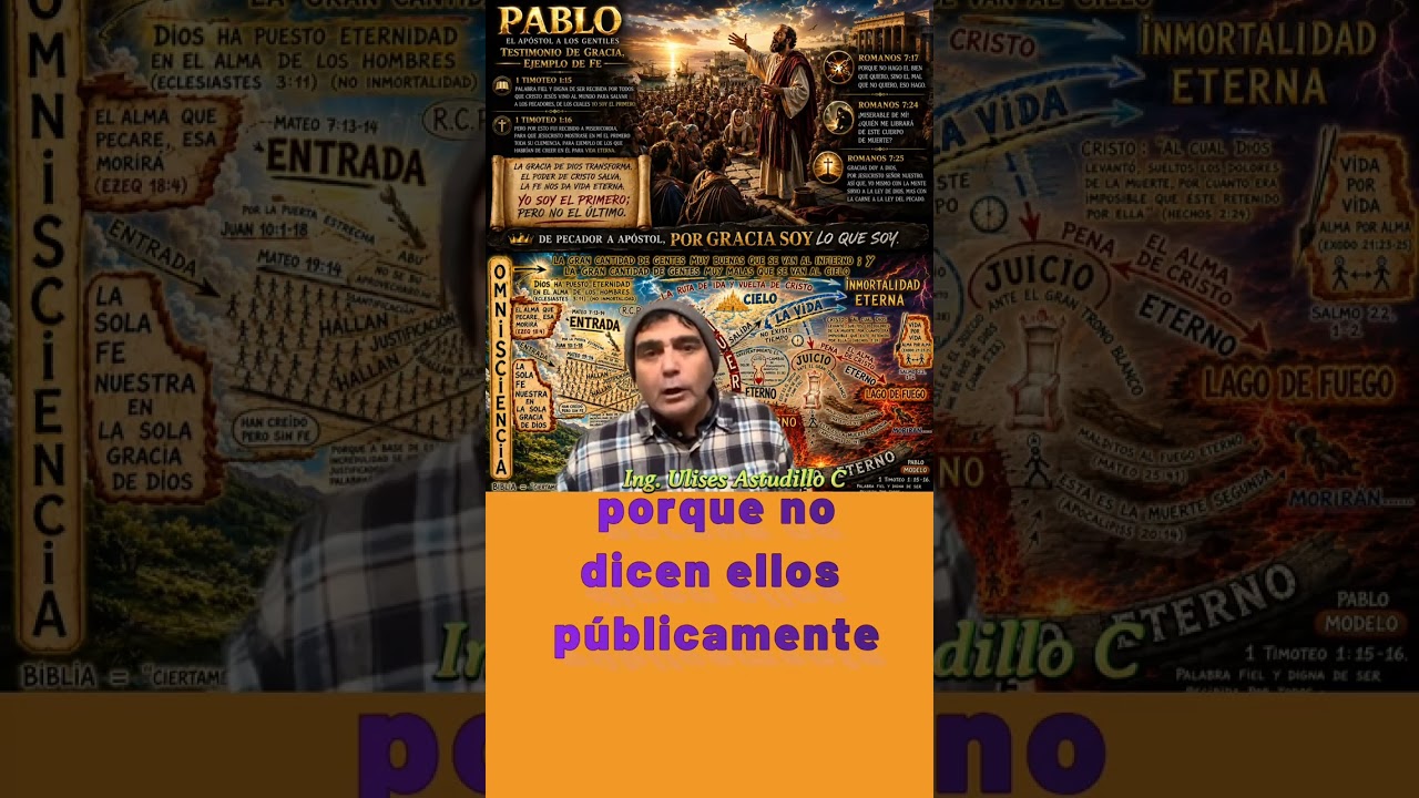 CRISTO VINO AL MUNDO A SALVAR A LOS PECADORES COMO USTED, Y CÓMO YO, Y CÓMO TODOS.