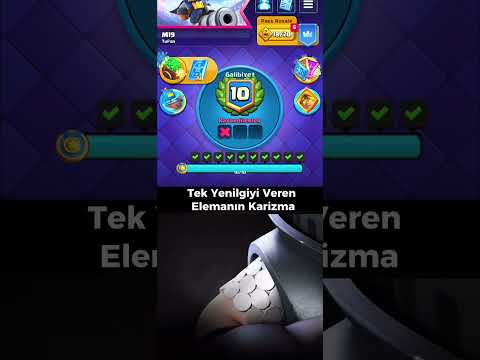 Tek Yenilgiyi Veren Elemanın Karizma Clash Royale #mustafacrl19 #clashroyale #oyun #supercell