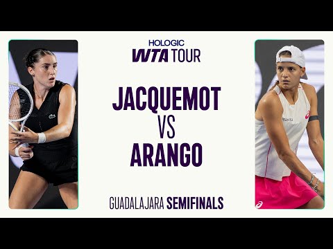 Elsa Jacquemot vs. Emiliana Arango | 2025 Guadalajara Semifinals | WTA Match Highlights