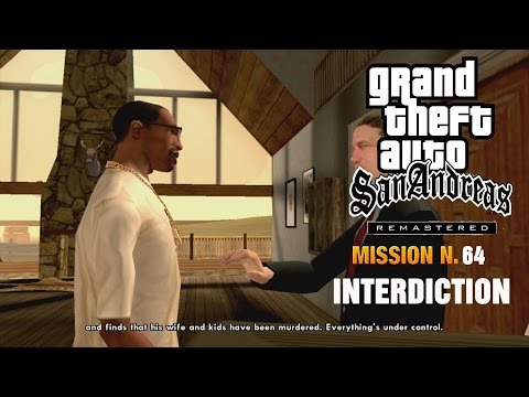 GTA: San Andreas HD REMASTERED Part 64 INTERDICTION Gameplay lets play XBOX 360 Walkthrough