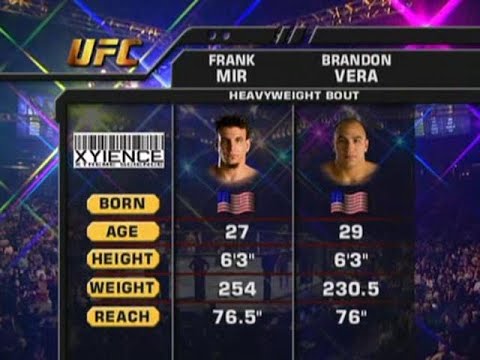Brandon Vera vs Frank Mir full fight