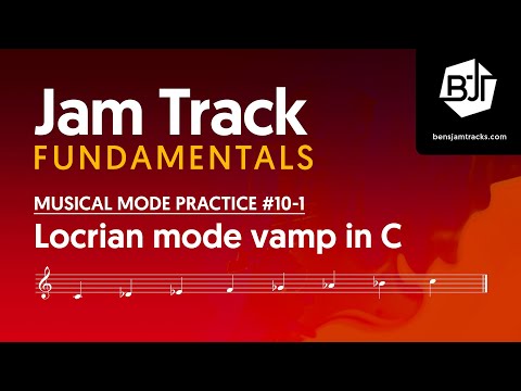 C Locrian mode Jam Track - BJTF #10-1