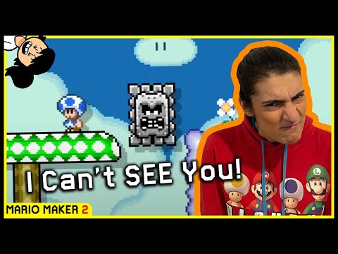 Off Screen Thwomps Are ALWAYS FUNNY! Super Mario Maker 2