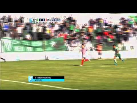 Gol de Rodríguez. Sp. Estudiantes 0 - Instituto 1. Fecha 40. Primera B Nacional 2015. FPT.
