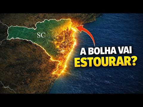A BOLHA de SC VAI ESTOURAR? A verdade sobre o "milagre" imobiliário de Santa Catarina.