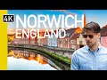 Narrated Tour of Norwich City, England NOW! | What's Norwich Like?