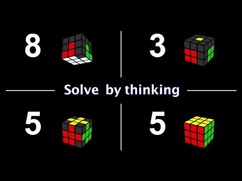 8355 : An intuitive method to solve a Rubik's cube !