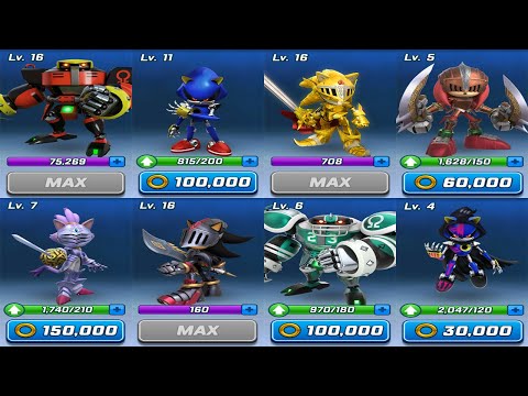 Sonic Forces Speed Battle - Play with All 8 Metal Runners - All 62 Runners Unlocked Gameplay