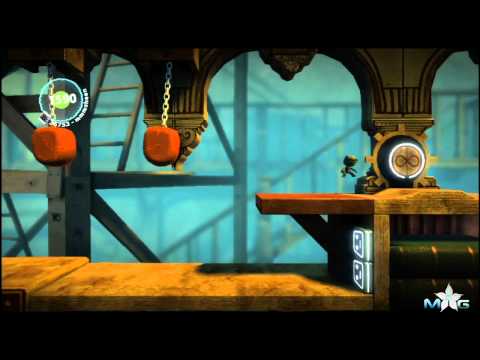 Little Big Planet 2 Walkthrough - Da Vinci's Hideout - Grab and Swing