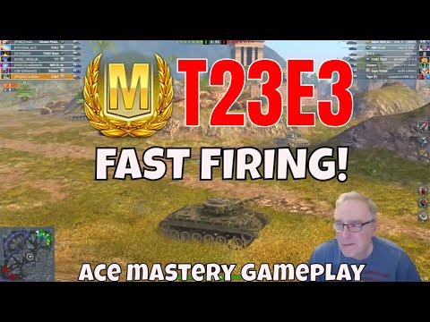 T23E3 Ace Mastery F2P Ratings Battle #wotb #wotblitz