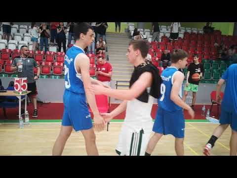 Końcówka meczu MP U15 Jagiellonka Warszawa vs Enea BJ Poznań