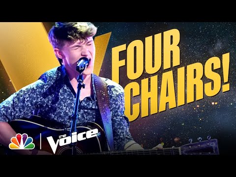 A Four-Chair Turn as Carson Peters Performs Don Williams' "Tulsa Time" | Voice Blind Auditions 2021