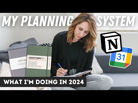 My Complete Planning System for 2024: The Perfect Mix of Digital + Paper