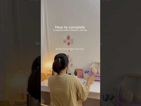 How to complete 5 chapters in one day🤯📚!? #shorts #studytips