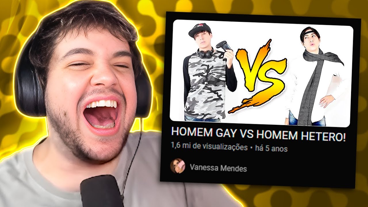 REAGINDO A "GAY VS HOMEM"