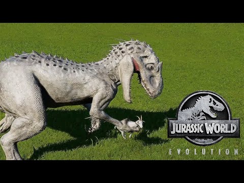 ALL CARNIVOROUS DINOSAUR EATING GOAT || JURASSIC WORLD EVOLUTION