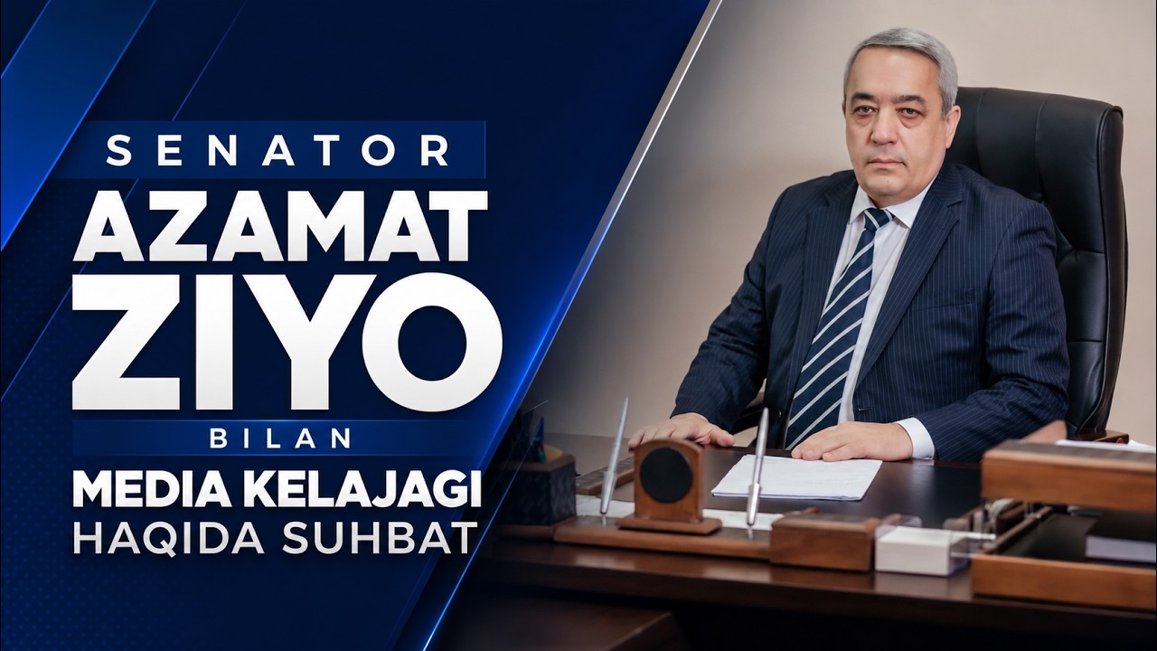 Senator Azamat Ziyo bilan media kelajagi haqida suhbat