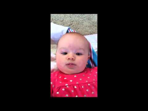 Aleida saying her name (3 months old)