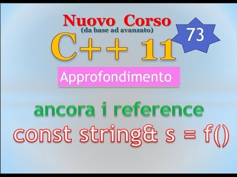 Nuovo Corso C++11 ITA 73 (APPROFONDIMENTO): altro boost di performance ;)