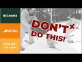 How NOT To Stop On Skis And What To Do Instead Beginners