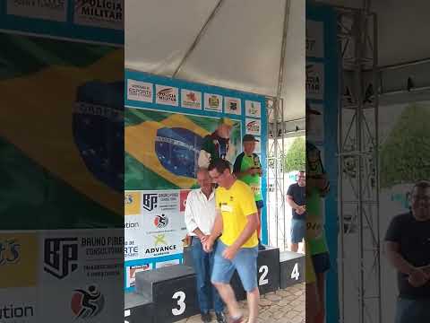 Pódio masculino na cidade de Rochedo de Minas (G10).