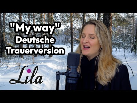 "My way" auf deutsch - für Beerdigung / Trauerfeier - Lila Cover
