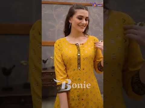 Bonie Suhana Rayon 14Kg Wholesale Kurti Catalog – product video thumbnail