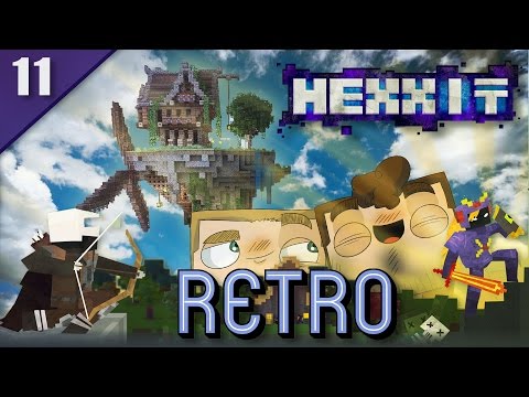 [Minecraft] Retro Hexxit - ep. 11 - LIETAJÚCA VEŽA A POKLAD!