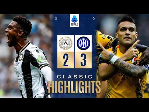 UDINESE-INTER | CLASSIC HIGHLIGHTS SERIE A 2024/25