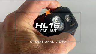 Headlamp Fenix HL16 black