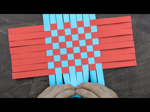 Paper Weaving Basket | How to make a Paper Easter Basket | DIY Easter Basket