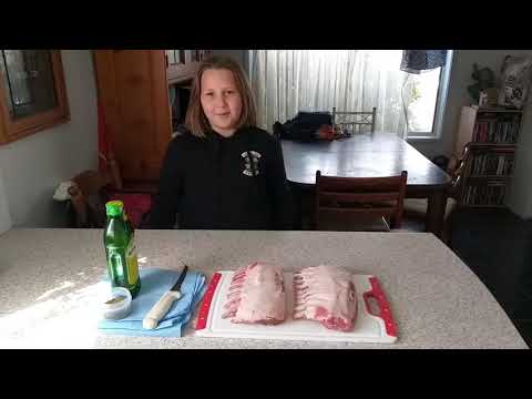 Lamb Ribs on the Weber