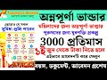রাজ্যে 3000 অন্নপূর্ণা ভাণ্ডার ও যুবশক্�