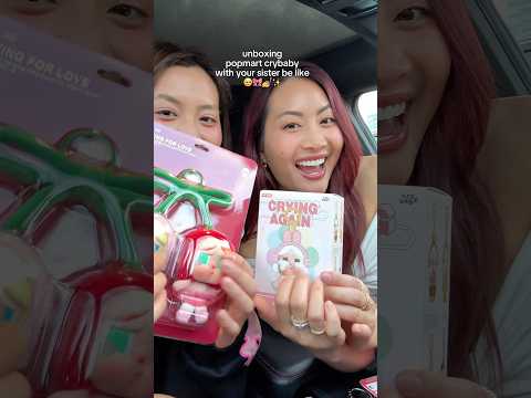 unboxing ​⁠@POPMARTOFFICIAL feels like pulling your fav pcs 🎀 #popmart #popmartunboxing #crybaby