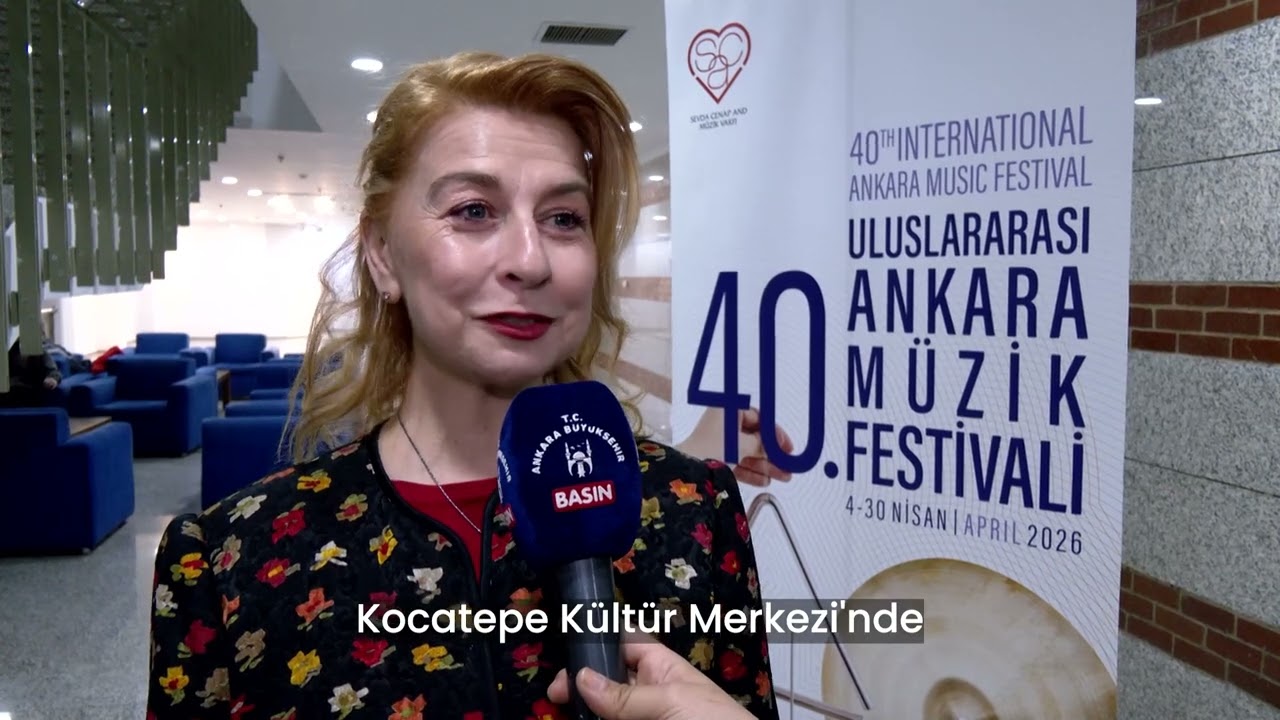 40. ULUSLARARASI ANKARA MÜZİK FESTİVALİ'NE EV SAHİPLİĞİ YAPTIK