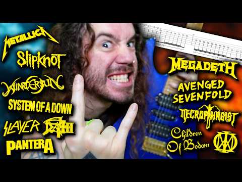 THE 50 GREATEST METAL SOLOS OF ALL TIME (W/ TABS!)