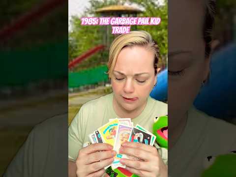 1985 and it’s time to trade some Garbage Pail Kids. Special appearance from Quinn #80snostalgia