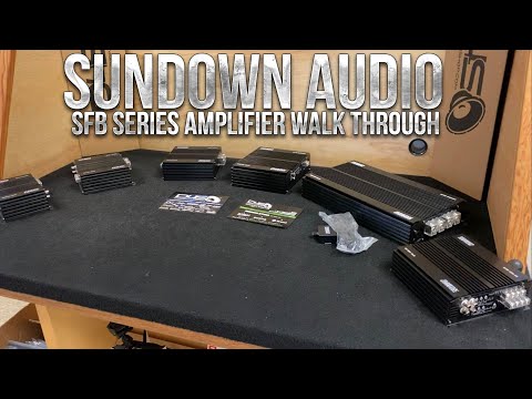 Sundown Audio SFB Series Amplifier Walk Through 2020