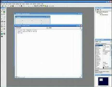 Programming in Visual Basic - Lesson 1