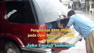 preview picture of video 'HHO Joko Energy on Chevrolet Opel Blazer 2.2L1998'