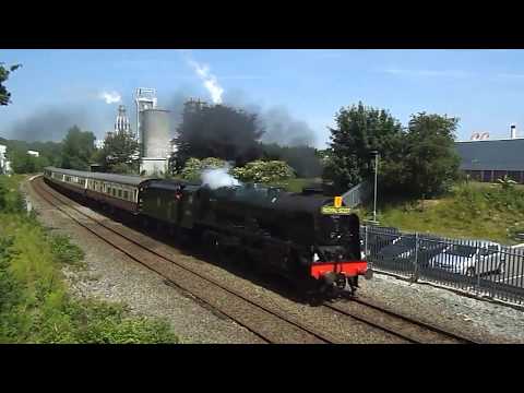 46100 Royal Scot Welsh Borders Explorer Passing Through Chirk 10/6/2018