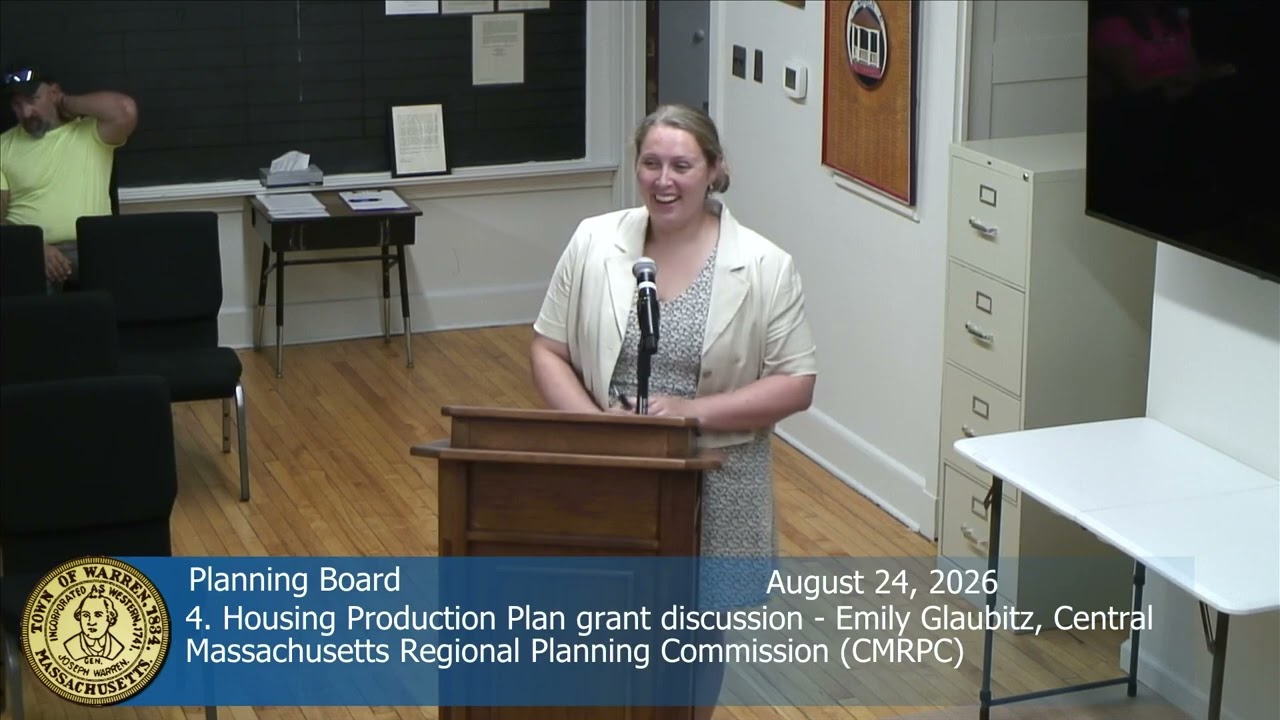 From the Planning Board