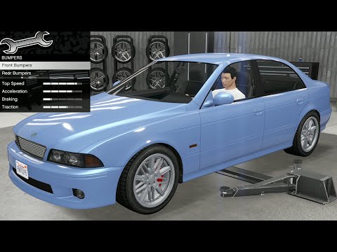 GTA 5 - DLC Vehicle Customization - Ubermacht Sentinel XS4 (E39 BMW M5)
