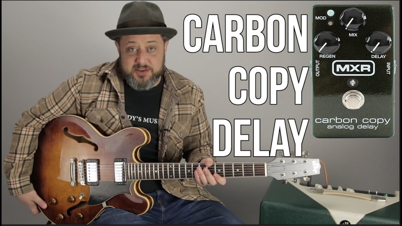 Delaypedaali MXR Carbon Copy Analog Delay M169