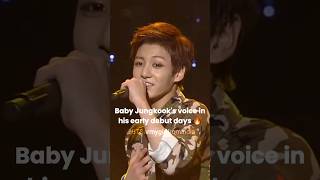 Baby jungkook&#39;s voice was No joke 🔥💥 #shorts #bts #btsarmy #jk #jungkook #jeonjungkook #btsmilitary