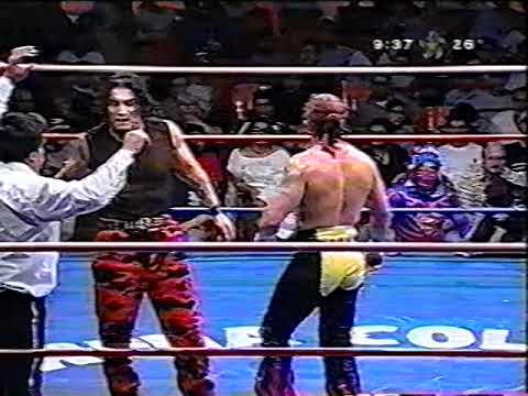 La Parka/Super Parka/Wisdom vs. Tony Rivera/Damian 666/Halloween