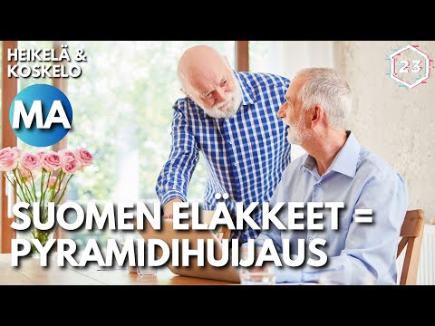 Suomen eläkkeet = pyramidihuijaus | Heikelä & Koskelo 23 minuuttia | 718