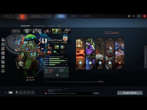 dota2off RAMZES666 Nature's Prophet - EG vs OG.Seed - SUMMIT 12