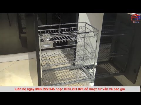 Kệ đựng gia vị 2 tầng Carymax 100% inox 304 dạng sợi