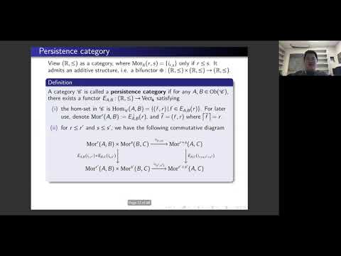 Triangulated persistence categories - Jun Zhang
